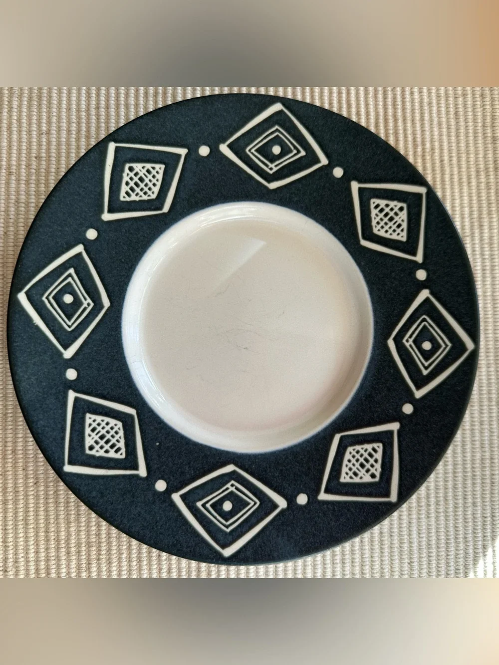 Vintage Pottery Barn Bongo Blue Mug & Saucer Set – Made in Japan